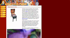 Desktop Screenshot of crazylevipinball.com